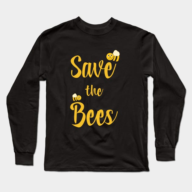 Save the Bees Long Sleeve T-Shirt by mstory